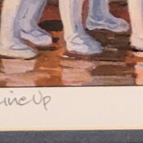 CORRINE HARTLEY  THE LINE UP PRINT - Picture 3 of 5